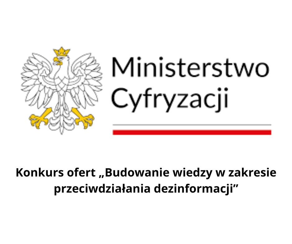 MC: Konkurs ofert „Budowanie wiedzy w zakresie przeciwdziałania dezinformacji”