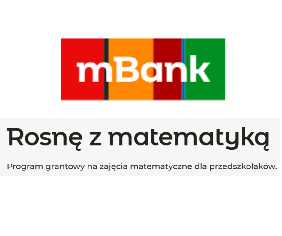 Program grantowy na zajęcia matematyczne dla przedszkolaków: Rosnę z matematyką