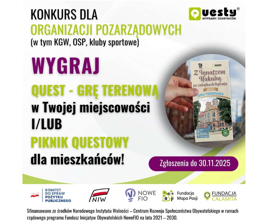 Konkurs wsparcie questów lub/i pikników questowych