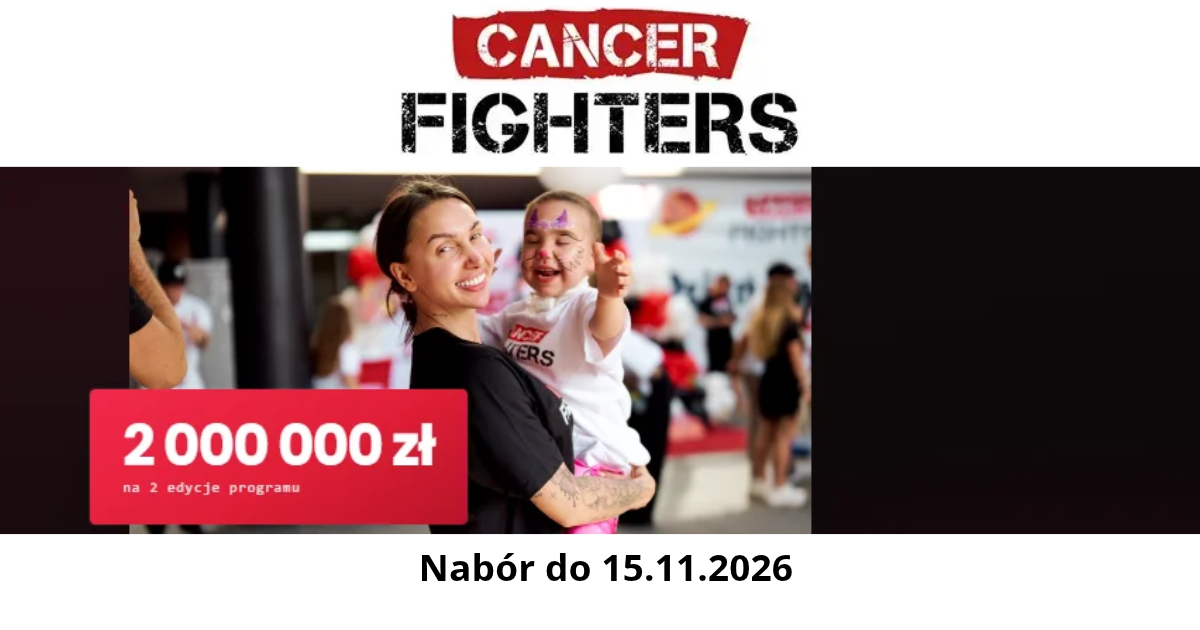 Program Grantowy Fundacja Cancer Fighters: 2 mln zł dla organizacji wspierających dzieci z chorobami onkologicznymi