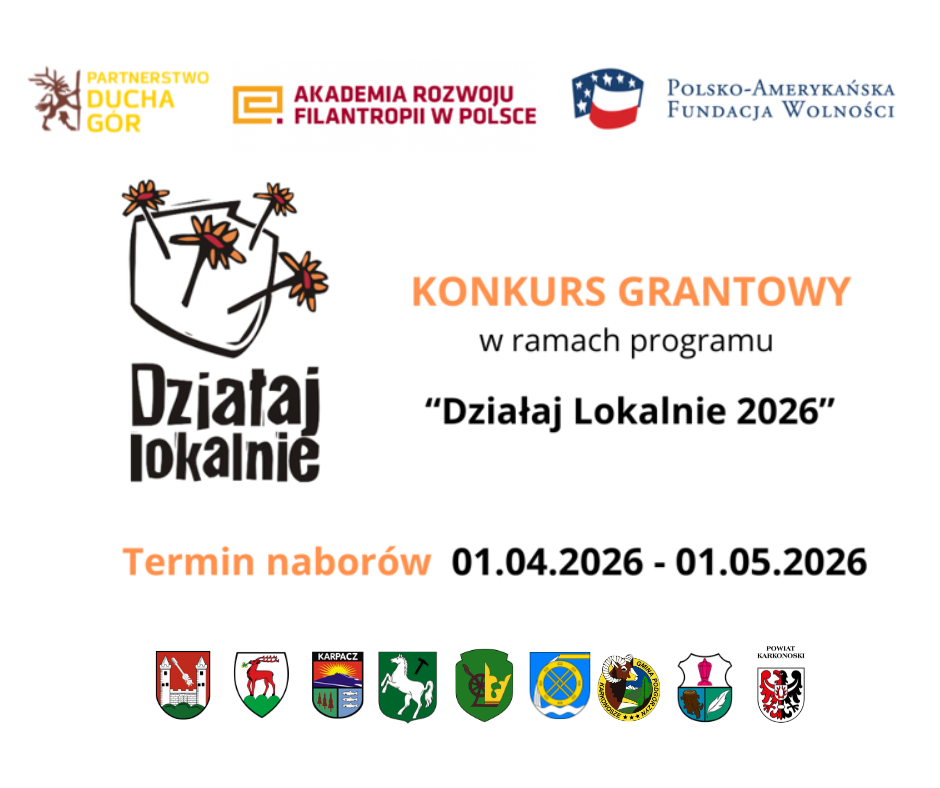 Lokalny Konkurs Grantowy w ramach programu Działaj Lokalnie 2026