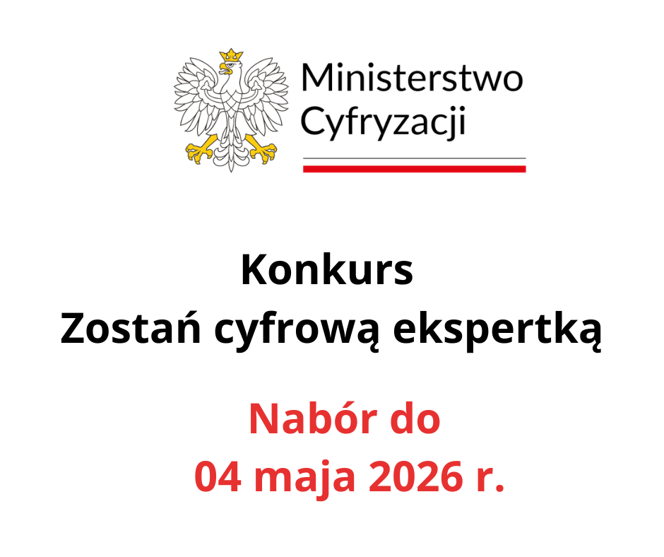 Konkurs MC „Zostań cyfrową ekspertką”