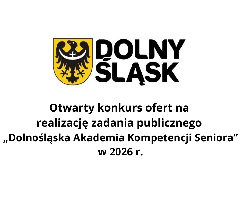 Konkurs „Dolnośląska Akademia Kompetencji Seniora” w 2026 r.