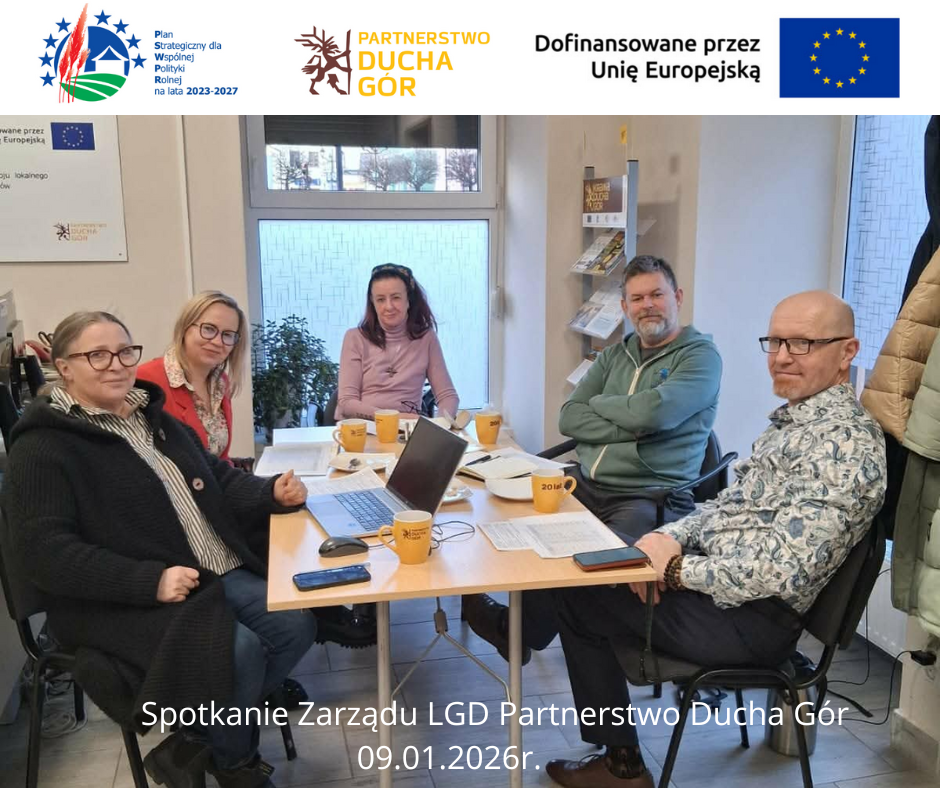 Spotkanie Zarządu LGD Partnerstwo Ducha Gór - 19.01.2026r.