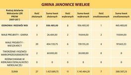 Podsumowanie Gminy Janowice Wielkie